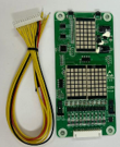 Indicador matriz LED rojo binario